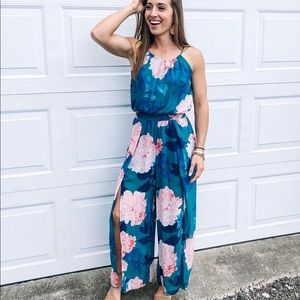 Floral jumpsuit